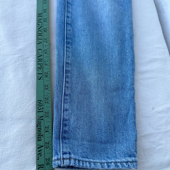 Madewell Blue and Brown Jeans Classic Denim #A1 - Picture 10 of 12